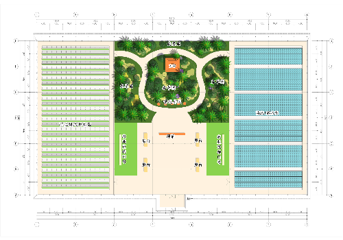 新型農(nóng)業(yè)無(wú)土栽培蔬菜大棚規(guī)劃設(shè)計(jì)